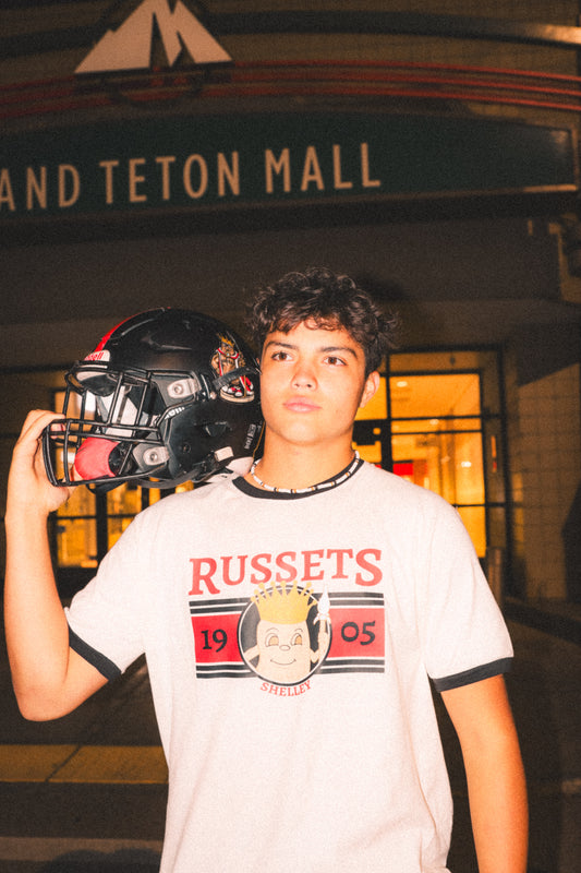 Retro Russet Ringer Tee