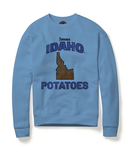 Crewneck Famous IDAHO™ Potatoes-Bluebird