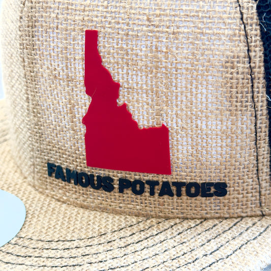 Famous Potatoes Burlap Hat
