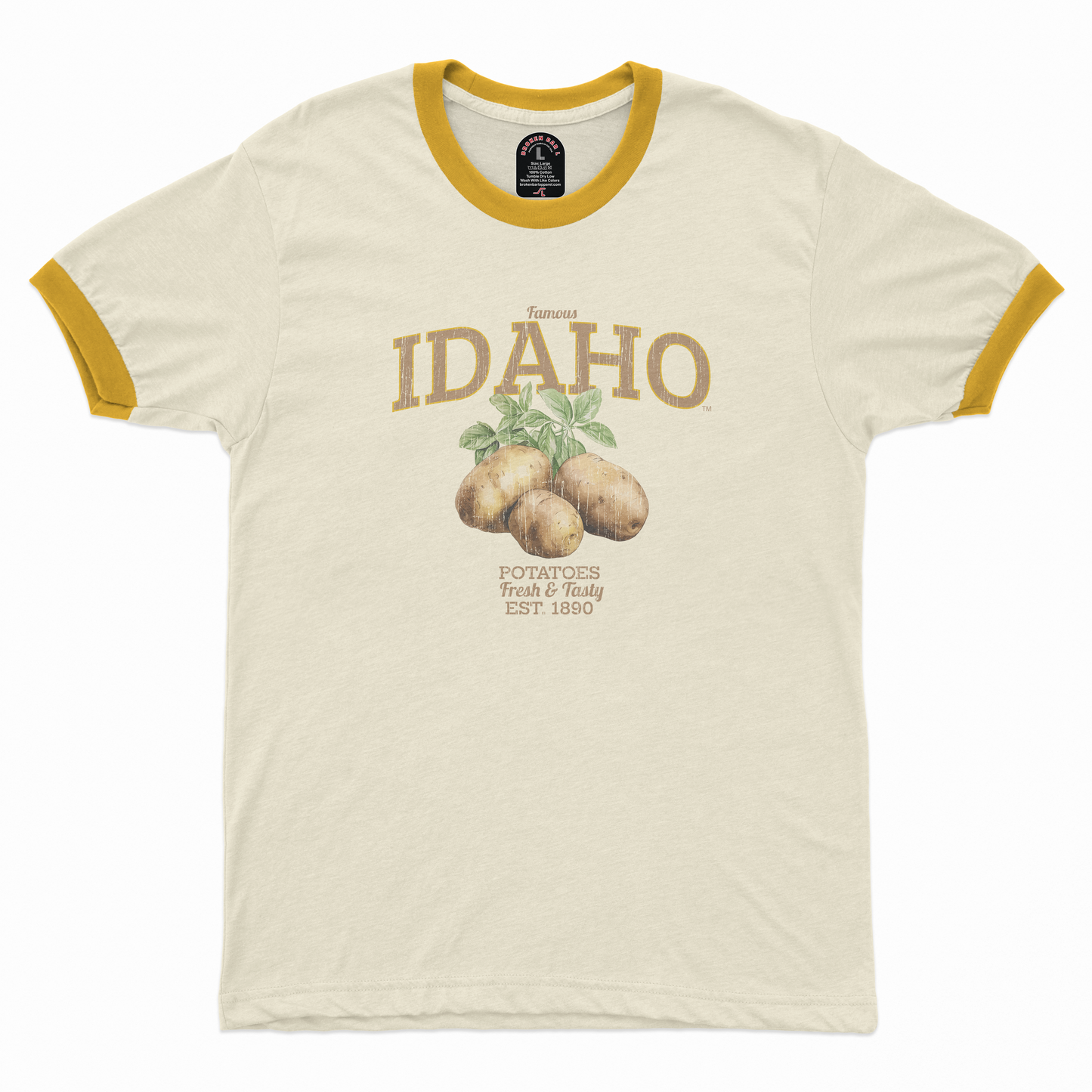 Idaho™ Potatoes Watercolor Ringer T