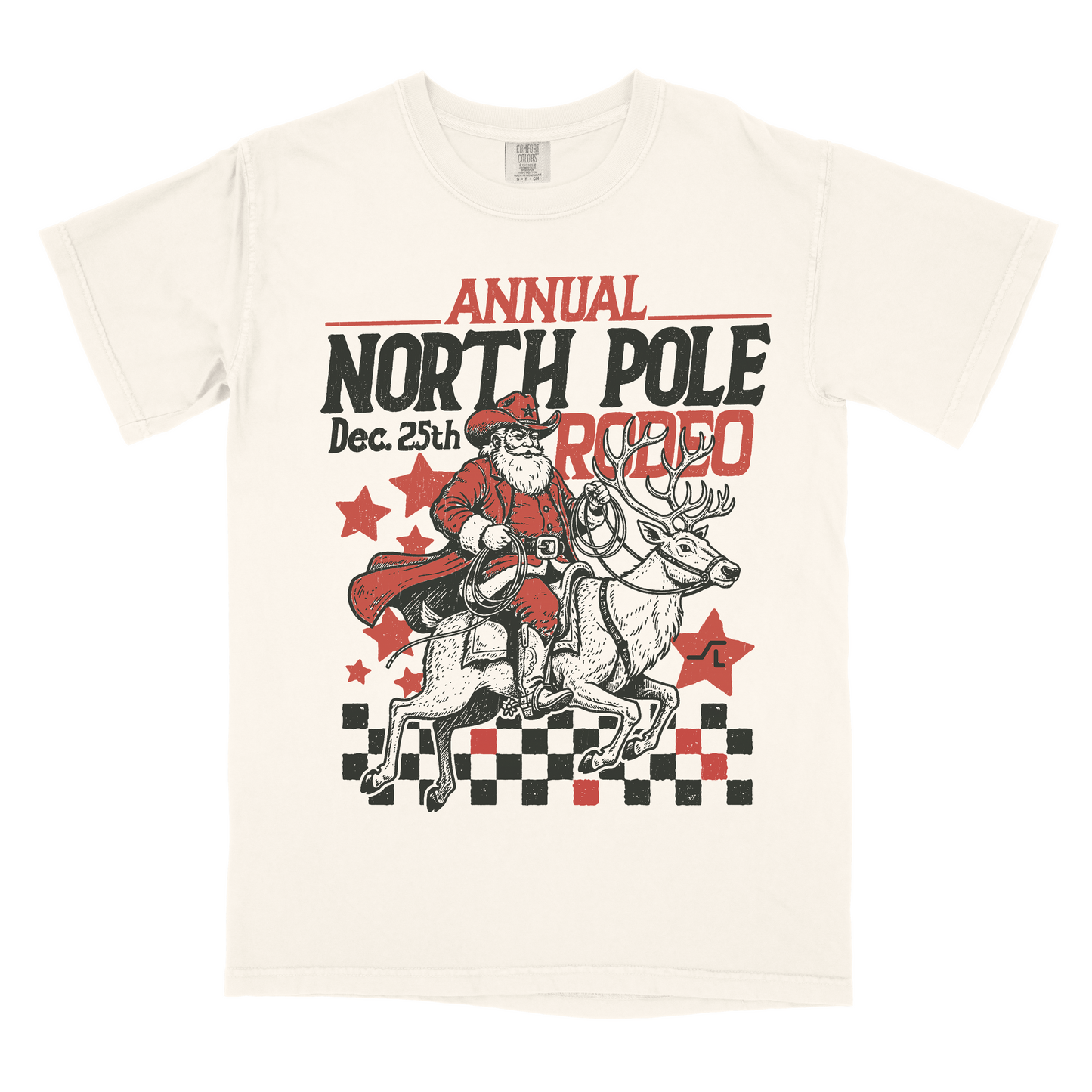 North Pole Rodeo-Comfort Colors® T-shirt