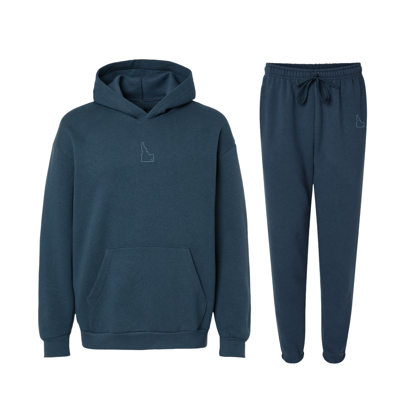 Embroidered Idaho Sweatsuit: Palisades Blue