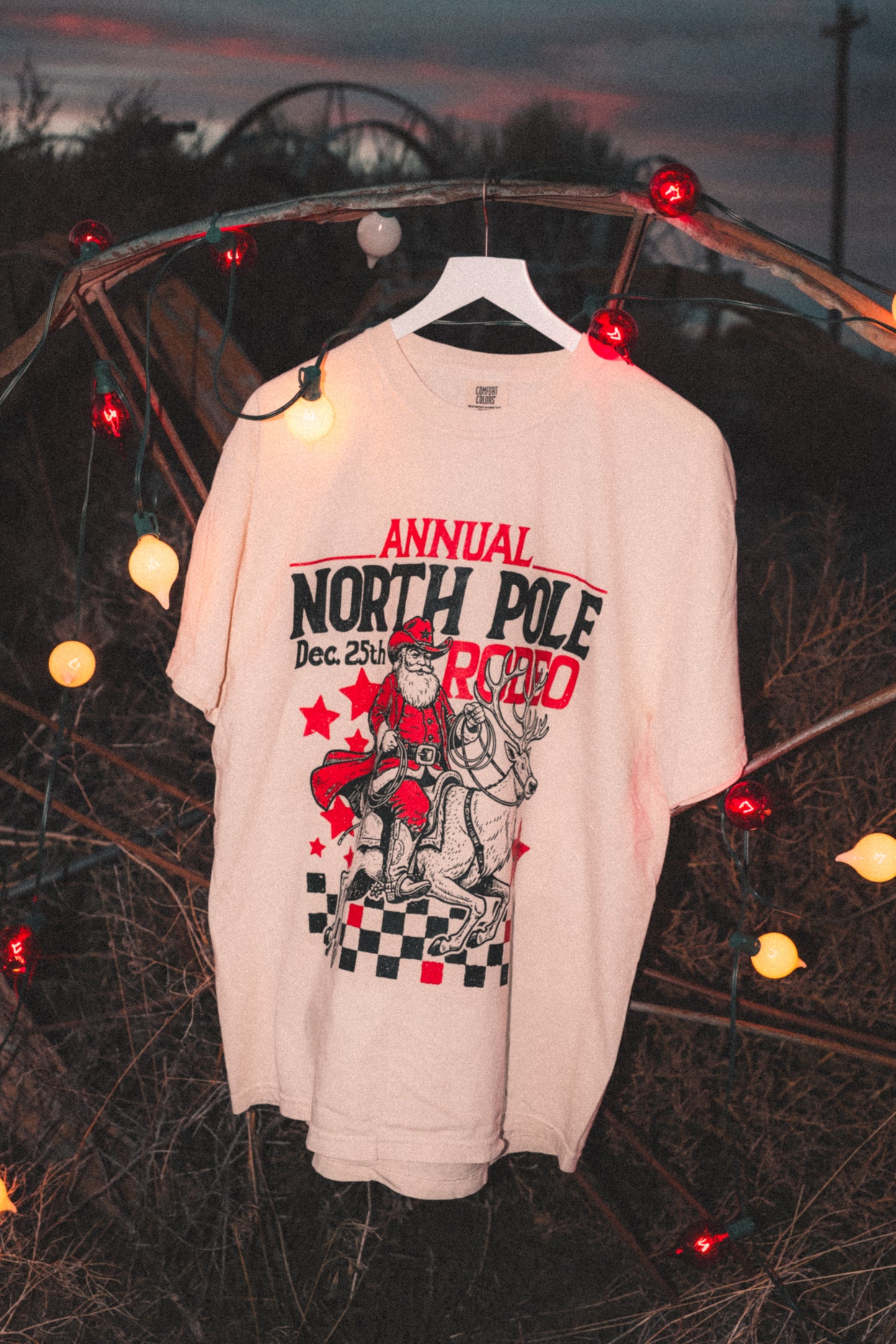 North Pole Rodeo-Comfort Colors® T-shirt