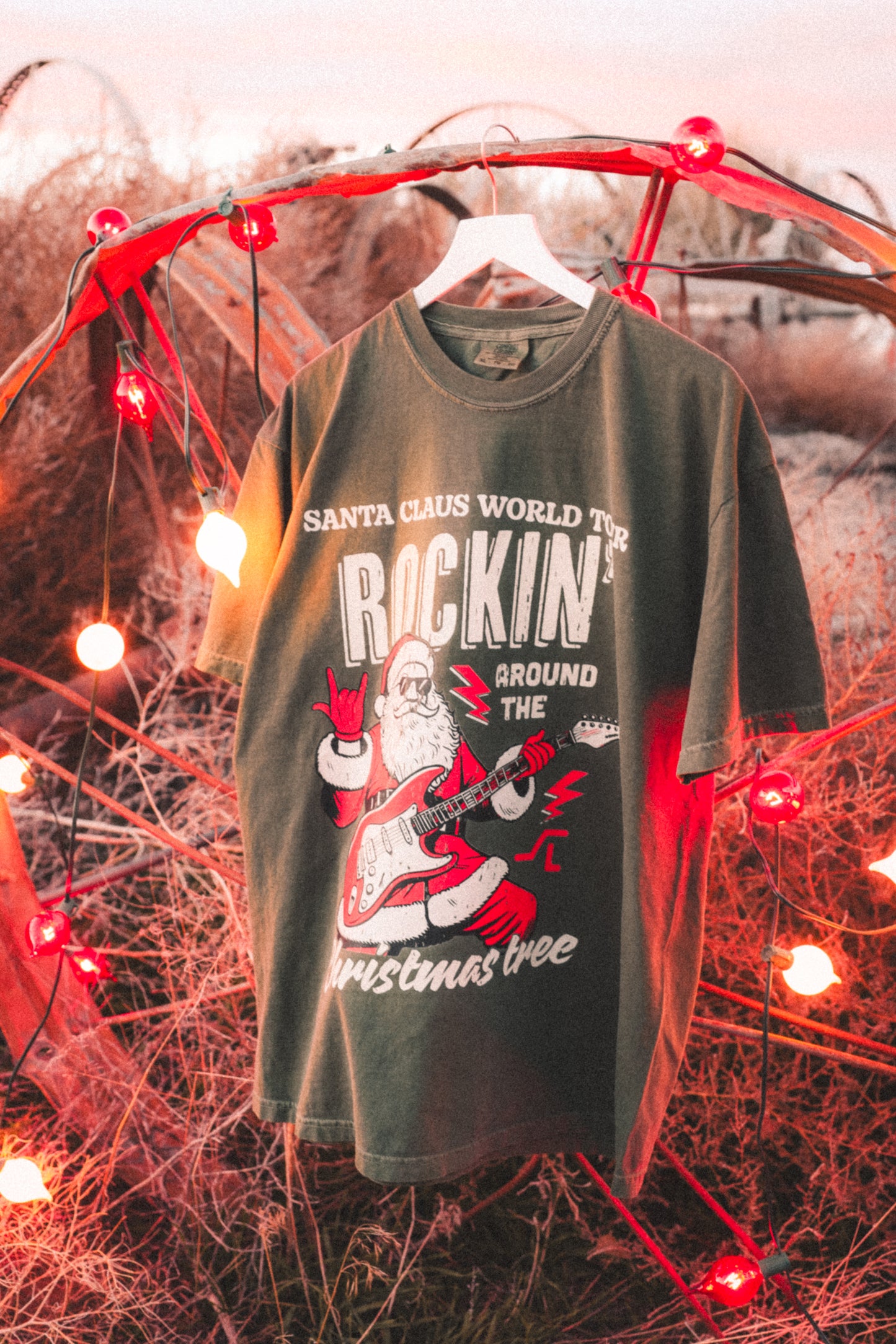 Santa Claus World Tour-Comfort Colors® T-shirt