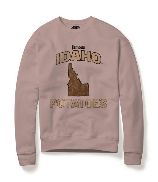 Crewneck Famous IDAHO™ Potatoes-Idaho Pink Sunset