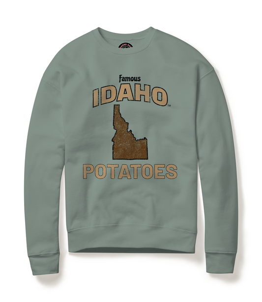 Crewneck Famous IDAHO™ Potatoes-Idaho Sage