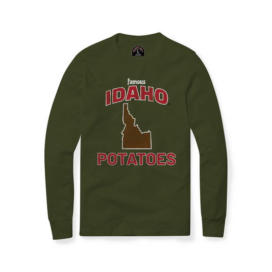 Famous IDAHO™ Potatoes Long Sleeve T-Shirt - Potato Vine