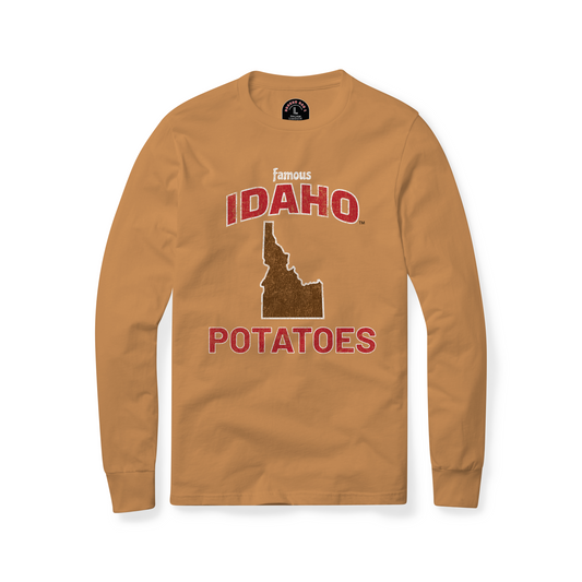 Famous IDAHO™ Potatoes Long Sleeve T-Shirt - Sweet Potato