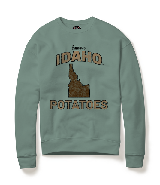 Crewneck Famous IDAHO™ Potatoes-Idaho Sage