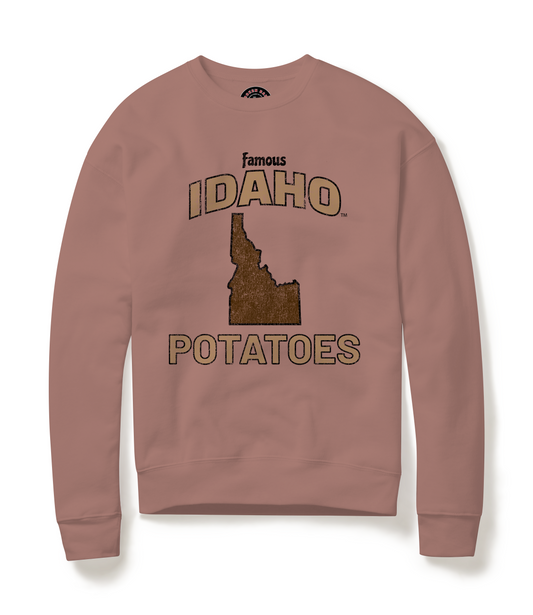 Crewneck Famous IDAHO™ Potatoes-Idaho Pink Sunset