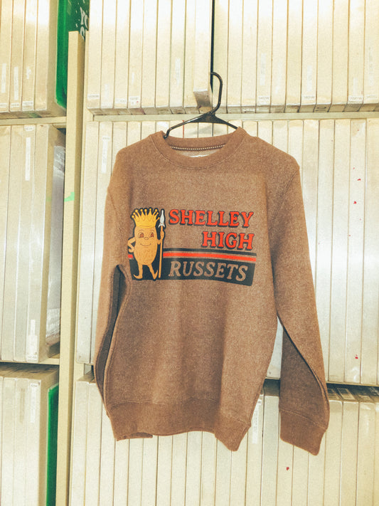 Russet Nantucket Brown Crewneck
