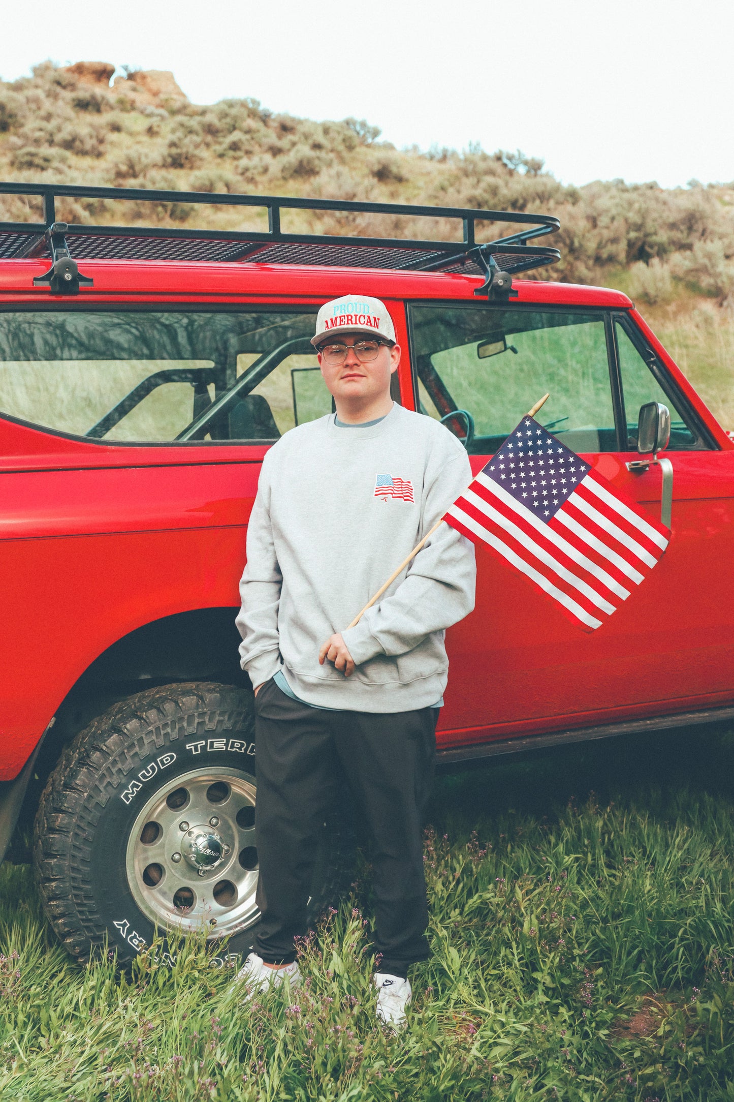 USA Groovy Crewneck