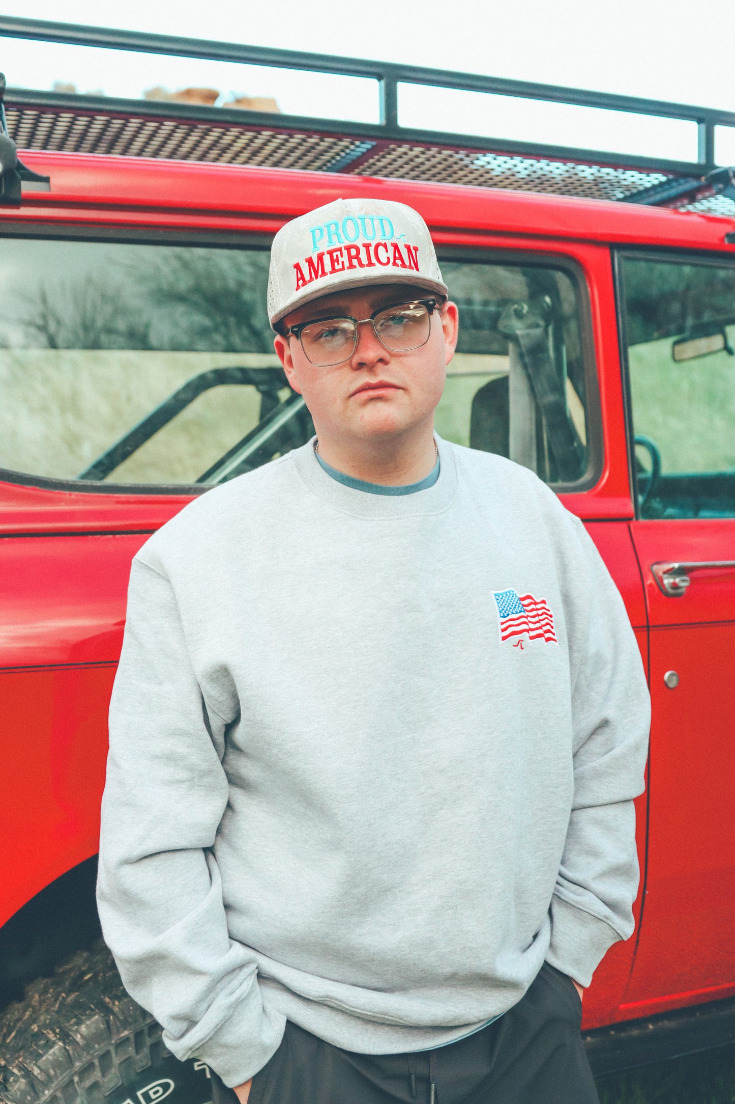 USA Groovy Crewneck