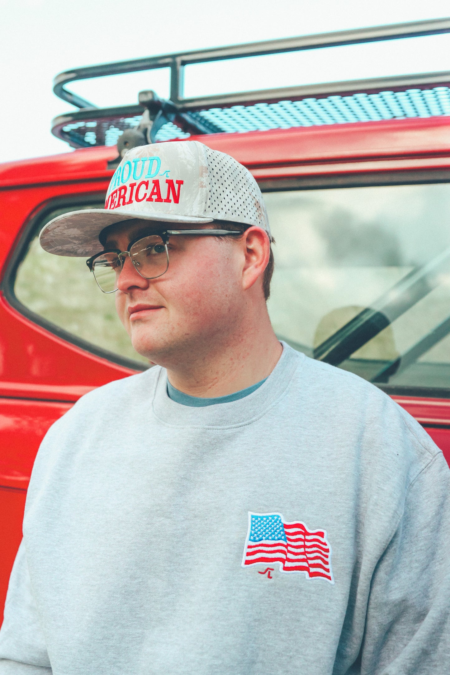 USA Groovy Crewneck