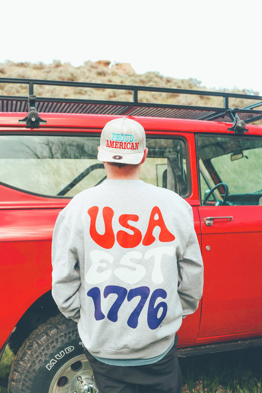 USA Groovy Crewneck