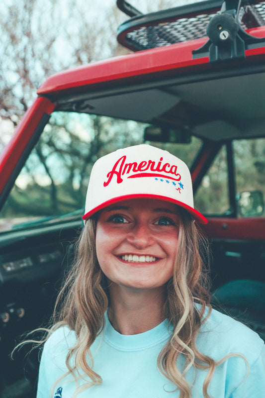 America Script Hat