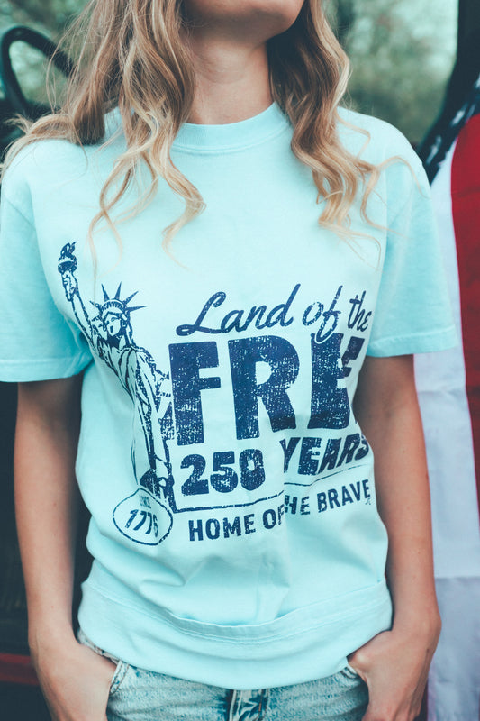 Land of the Free-Comfort Colors® T-shirt