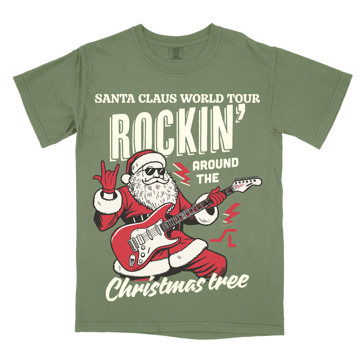 Santa Claus World Tour-Comfort Colors® T-shirt