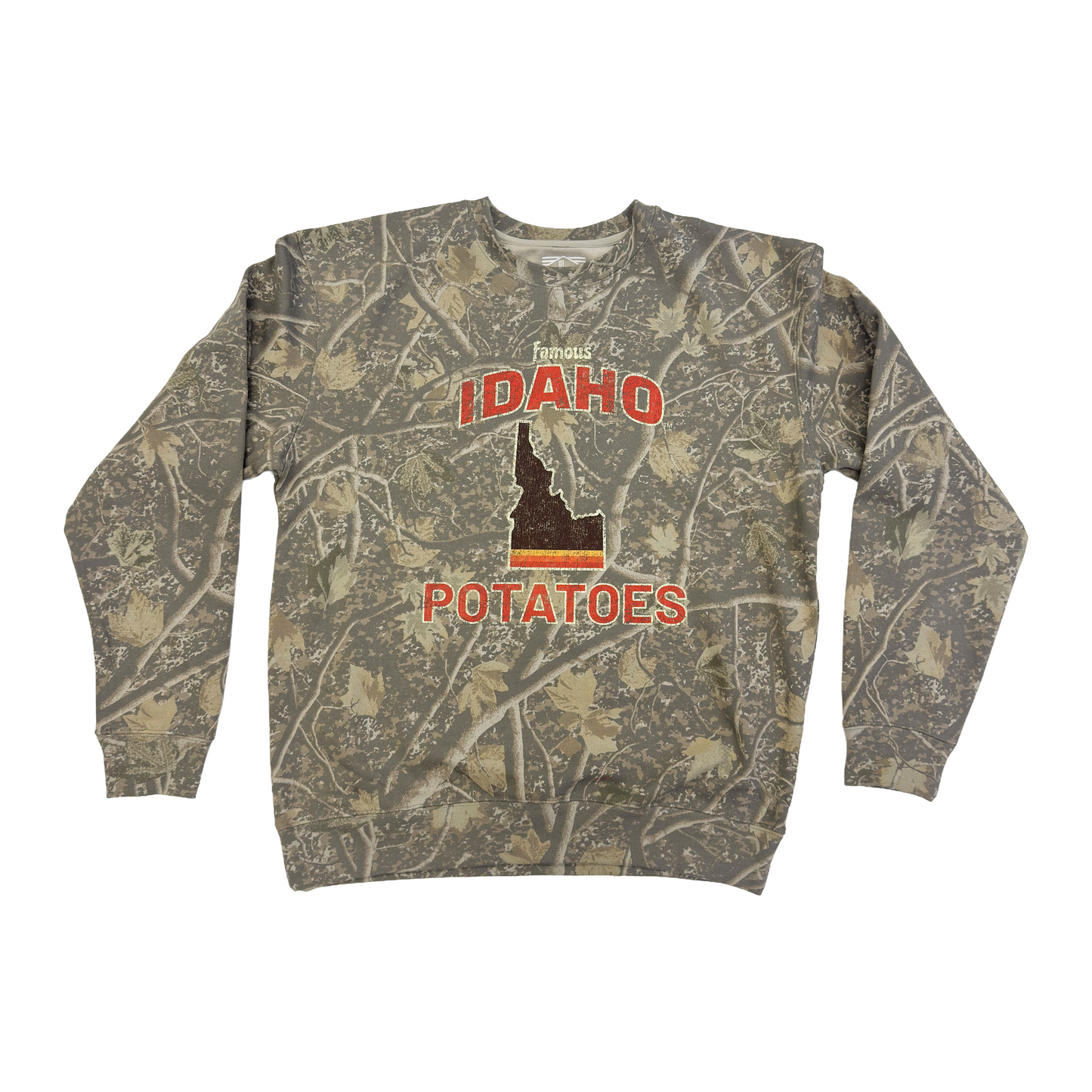 Crewneck Famous IDAHO™ Potatoes-Camo LIMITED EDITION