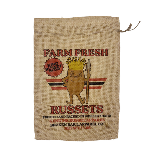 King Russet Brand Burlap Bag