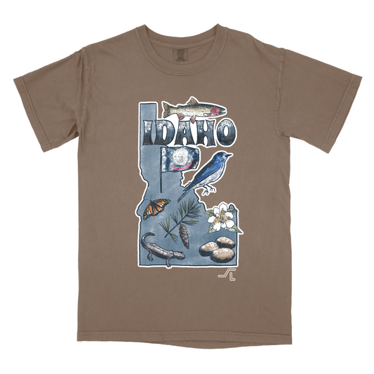Vintage Idaho-Comfort Colors®: Brown